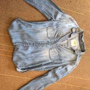 Abercrombie Jean long sleeve shirt